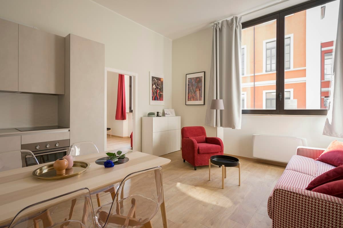 Furnished apartment interior